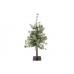 Мини Led елха с шишарки 50х90см Abies